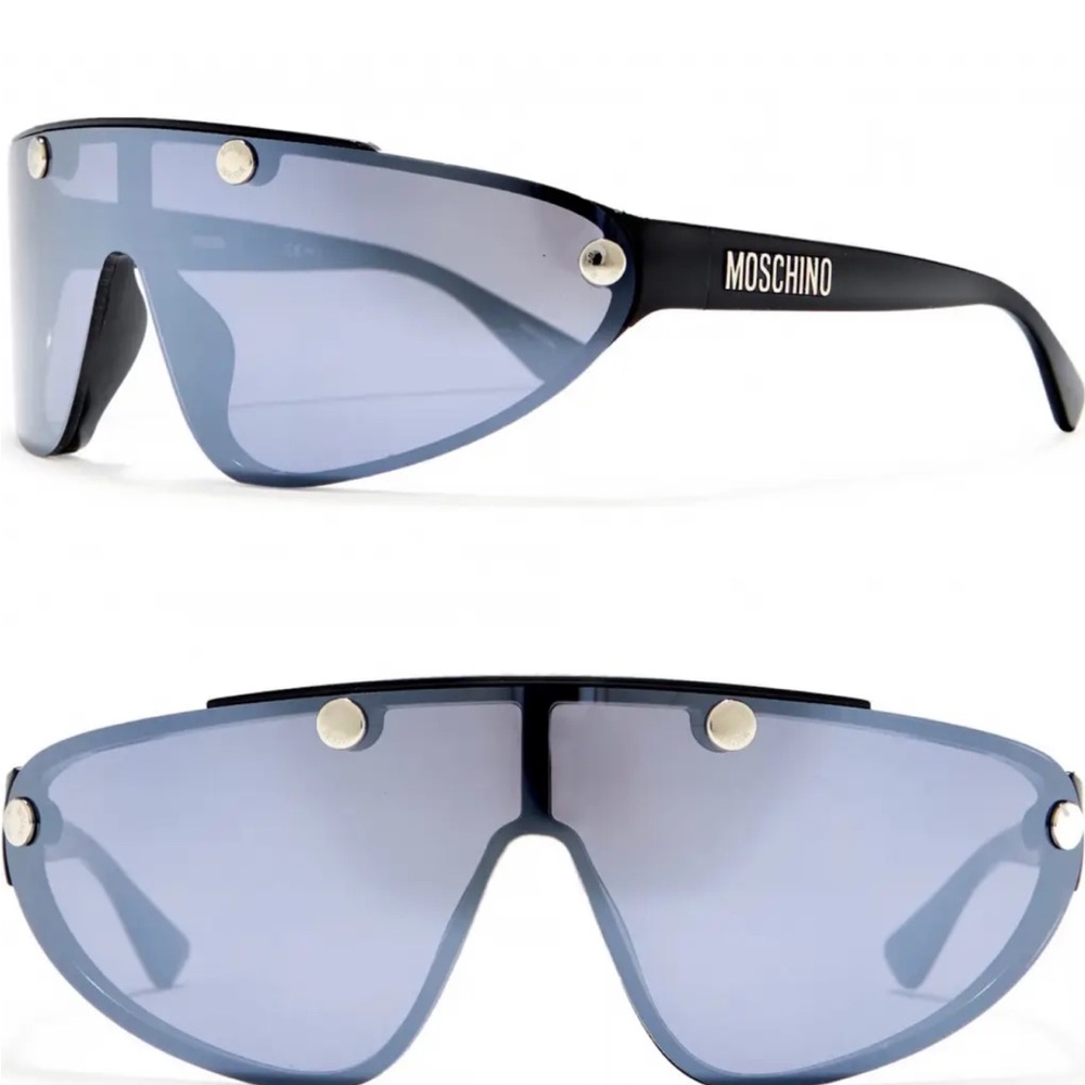 Moschino Black and Gray Sunglasses